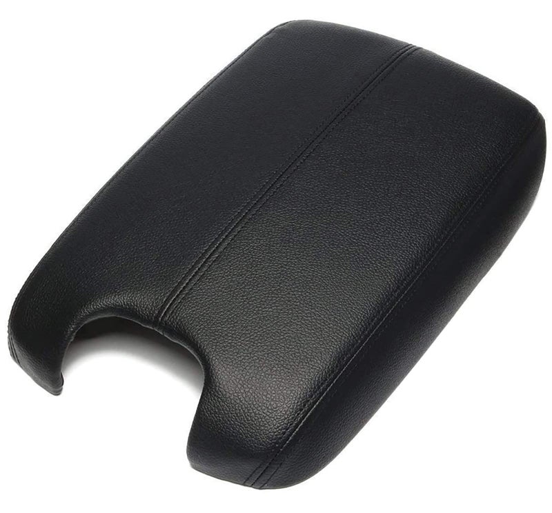 KAKO Center Console Cover for Honda Accord 2008 2009 2010 2011 2012, Black Leather Suture Console Armrest Lid Replacement for 2008-2012 Honda Accord Center Console Cover by KAKO - Image 1